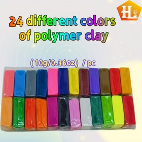 Resim Jewelry Making Kit, 1 Küçük Kutu 24 Farklı Renkte Yumuşak Kil İçerir, Her Parça 3.3x1.9x1.1cm/1.3x0.75x0.43 inç Başlangıç Seviyesinde DIY El Sanatları İçin Uygun, Küpeler, El Sanatları Araçları, Renkli Kombinasyon Yumuşak Kil Seti Sanatçılar İçin Halloween ve Noel, Yeni Yıl Serisi Partileri, Bireyler veya Gruplar Tarafından Rahat Kullanım 