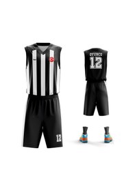Resim Acr Giyim Kişiye Özel Basketbol Forması - Dizayn : Çubuklu 