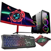 Resim Zeiron RSX30 R5-5600X 16 GB 500 GB HDD+128 GB SSD 4 GB GTX1650 24" Dos Masaüstü Oyuncu Bilgisayarı 