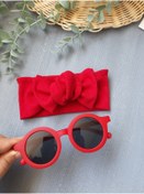 Resim Happymery Kız Çocuk Gözlük Bandana Set 