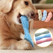 Resim Köpek Diş Fırçası Oyuncak: Etkileşimli Temizleme ve Çiğneme İçin Yumuşak Kauçuk Molar Çubuğu! 