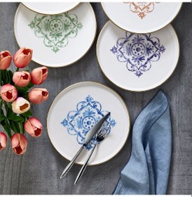 Resim Fecra Miras 6 Parça Pasta Tabağı Seti 