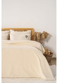 Resim Rivaistanbul Şampanya Gloria Wellsoft Çift Kişilik Battaniye Krem 