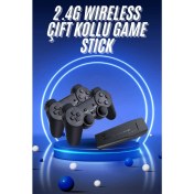 Resim Vemora Retro Game Stick Çift Kol Kablosuz Atari Oyun Konsolu 2.4g Uyumlu 