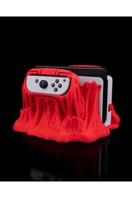 Resim OddieArtStore Nintendo Switch Dock Kapağı + İkili Joy-Con Kılıf ( Sakız Şekilli ) 