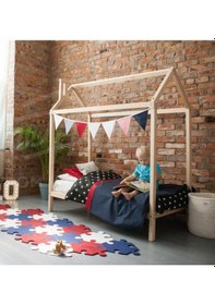 Resim Markaawm Markaawm Montessori Çocuk Yatak Doğal Çam 90X190 Karyola Elif 