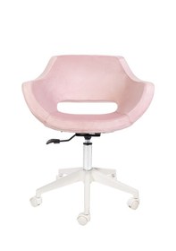 Resim Ciervo Beyaz Ayaklı Çalışma Sandalyesi Pembe 