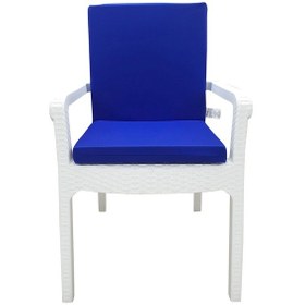 Resim Mirzade 4 Adet Elit Su Geçirmez Yüksek Arkalı Minder-saks Mavi 