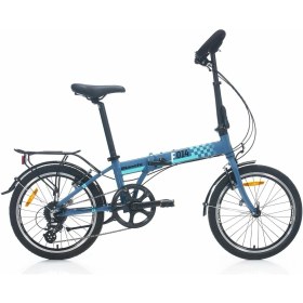 Resim Bianchi F14 20'' 8V Vb Katlanır Bisiklet Koyu Mavi - Celeste 