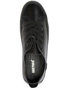 Resim 57708 Siyah Deri Kadın Günlük Casual Ayakkabı Siyah 