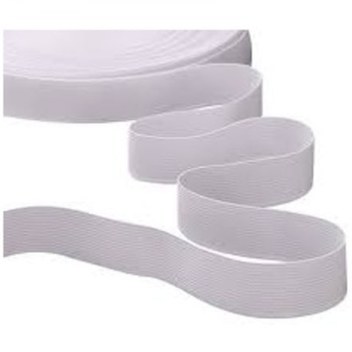 Çamaşır Don Etek Bel Paça Bebe Lastiği Yassı Yumuşak Bel Lastik 15 Metre Beyaz-6 Cm