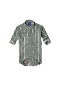 Resim Alaska The Last Frontier Slim Fit %100 Pamuk Kumaş Hakim Yaka Uzun Kol Gömlek-çizgili Haki- Çok Renkli 