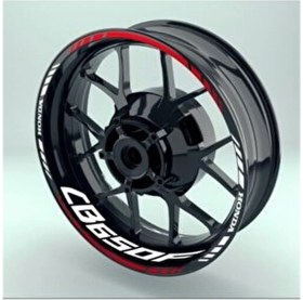 Resim Motiker Honda Cb 650F Iç Dış Jant Şeridi Sticker Etiket Modeli 