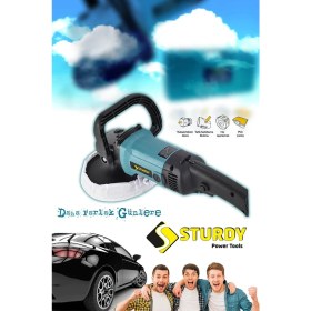 Resim Sturdy Japon Tecnologhy Xq-4 Profesyonel Polisaj Makinası1100 W 180 mm 6 Kademeli Pasta Cila Uygulama Uzman 