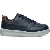 Resim Volis Lacivert Memory Foam Taban Günlük Bağcıklı Erkek Sneaker Ayakkabı Lacivert 