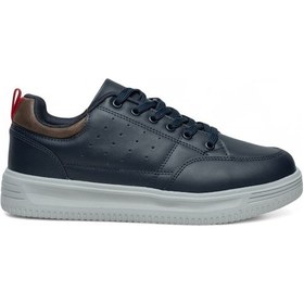 Resim Volis Lacivert Memory Foam Taban Günlük Bağcıklı Erkek Sneaker Ayakkabı Lacivert 