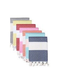 Resim %100 Pamuk Balık Sırtı Elmas Peştemal %100 Pamuk 