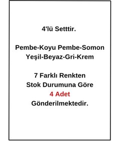 Resim Panfilia %100 Pamuk Kız Çocuk Kalın Askılı Fitilli Atlet 4'lü Set / Fanila / İç Çamaşır 