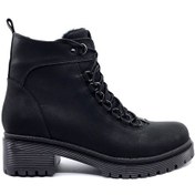 Resim Ayakkabımood People Siyah İçi Kürklü 5 Cm Topuklu Bayan Bot 001 