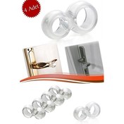Resim ® Silikon Kapı & Pencere Vurma Önleyici Stoper Kapı Tamponu 4 Adet 