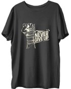 Resim TOP GLORY Ngu Baskılı Penye Boks Sporcu T-shirt 