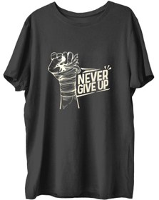 Resim TOP GLORY Ngu Baskılı Penye Boks Sporcu T-shirt 