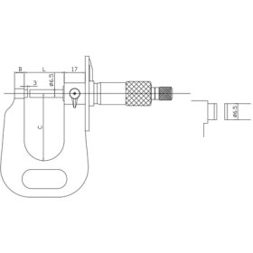 Resim Fett 0-50 mm Asimeto Sac Mikrometresi AS-158530 