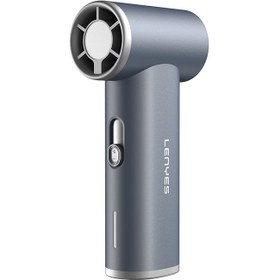Resim Lenyes LTF01 Dijital LED Göstergeli 3 Kademeli Portatif Soğutucu El Fanı - Gri 