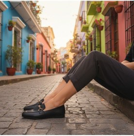Resim Aska Shoes Günlük Tokalı Babet 2025aska008 Siyah 