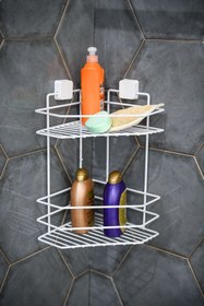 Resim Hagen Ömür Boyu Paslanmaz Yapışkanlı Banyo Köşeliği 