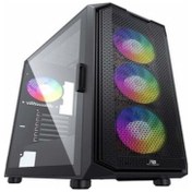 Resim Power Boost Powerboost VK-K521B 650 W 80+ USB 3.0 Mesh RGB ATX Mid Tower Kasa 