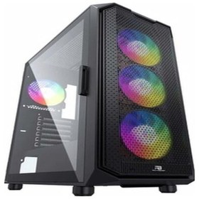 Resim Power Boost Powerboost VK-K521B 650 W 80+ USB 3.0 Mesh RGB ATX Mid Tower Kasa 