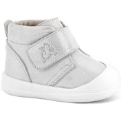 Resim Rakerplus Yoohoo Hakiki Deri Beyaz Simli Cırtlı Unisex Bebek Bot Beyaz 