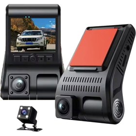Resim LinaS 1080P Full HD 3 Kameralı Hafıza kartına kayıtlı Hareket Algılamalı Araç kamerası 