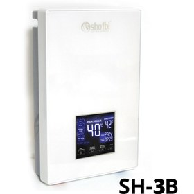 Resim shofbi Akıllı Dijital Sıcaklık Ayarlı Şofben Sh-1B Beyaz 