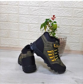 Resim Black Sea 542 Haki Kürklü Fermuarlı Cırtlı Erkek Çocuk Bot 001 