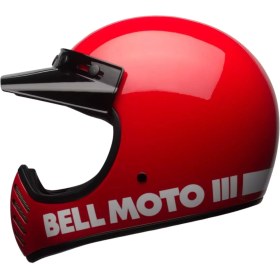 Resim Bell Moto-3 ECE5 Classic kırmızı S enduro motosiklet kaskı 