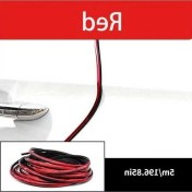 Resim Trendooze Turcoshop11 5m Kırmızı Kaplamalı Kapı Koruyucu Bant, Çizilme Önleyici 