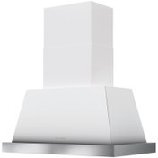 Resim Faber Mat Beyaz Thea Isola 80 cm Ada Tipi Davlumbaz (321.0517.781) 