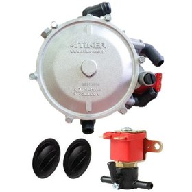 Resim Karbüratörlü Regülatör + Benzin Kesici+2 Adet Dolum Kapağı 