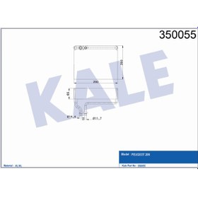 Resim EVAPORATOR PEUGEOT 206 / 206+ 1.1 1.4 1.6 2.0 1.9D 1.4/1.6/2.0HDİ 350055 6444.C6 