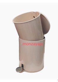 Resim Primanova Cigo Pedallı Çöp Kovası Soft Bej 