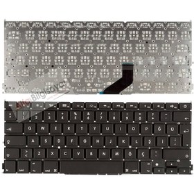 Resim Alfabilgisayar MacBook Uyumlu Retina 13" A1425 (2012, 2013) Klavye Tuş Takımı Q-Türkçe 