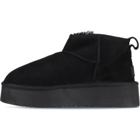 Resim Bueno Shoes Siyah Süet Kadın Dolgu Topuklu Bot 05AG2074054 05AG2074054 