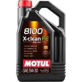 Resim Motul 8100 X-Clean Fe 5W-30 5 L - Tam Sentetik Motor Yağı 