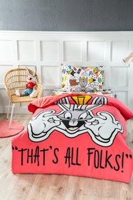 Resim Özdilek Bugs Bunny Smile Tek Kişilik Lisanslı Çocuk Nevresim Takımı 
