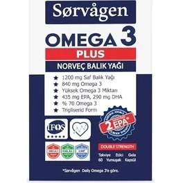 Resim Larskas Ome3 1200MG Balık Yağı, 60 Kapsül 