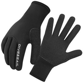 Resim Jzcat Yeni 3mm Dalış Eldivenleri Kaymaz Aşınmaya Dayanıklı Kış Yüzme Kurtarma Eldivenleri Balıkçılık Sörf Dalış Ekipmanları Siyah 