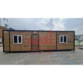 Resim 30M2 Ahşap DesenliÇelik Kapılı 1+1 Wc+Duş+Mutfaklı Şık Konut 