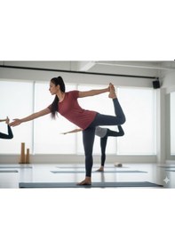 Resim Ahmetkoccollection Kadın Spor Tişörtü Kırmızı Kırmızı 